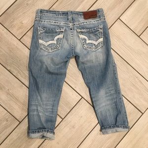 Buckle Big Star Ultra Low-Rise Cropped Jeans